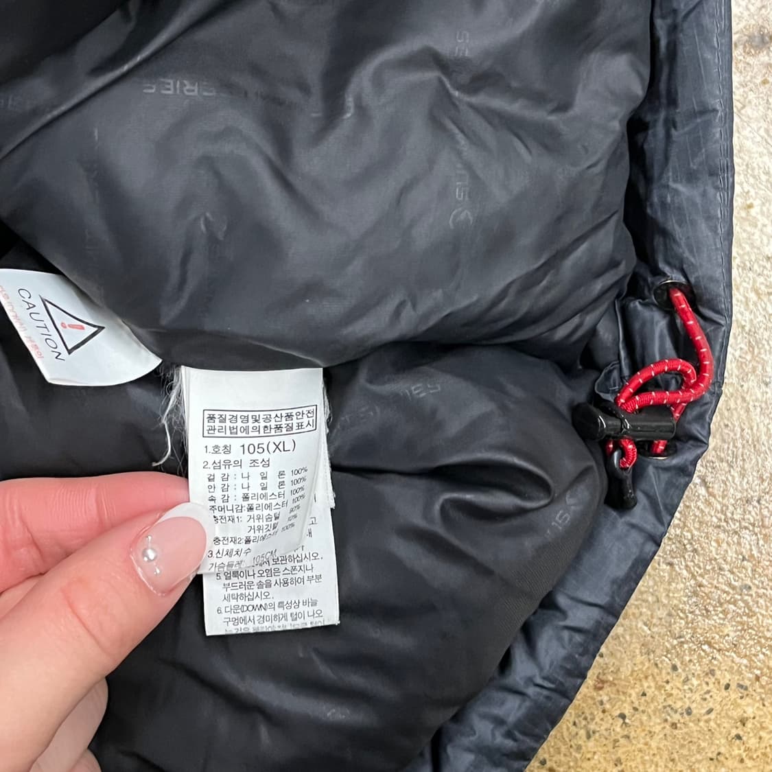 [정품/XL] 노스페이스 써밋 800 패딩 블랙 b19 상품이미지6
