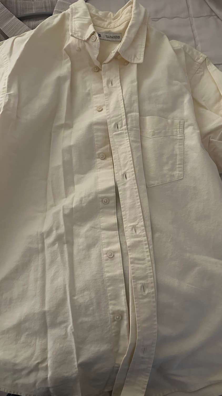 자라 노란 셔츠입니다 상품이미지2