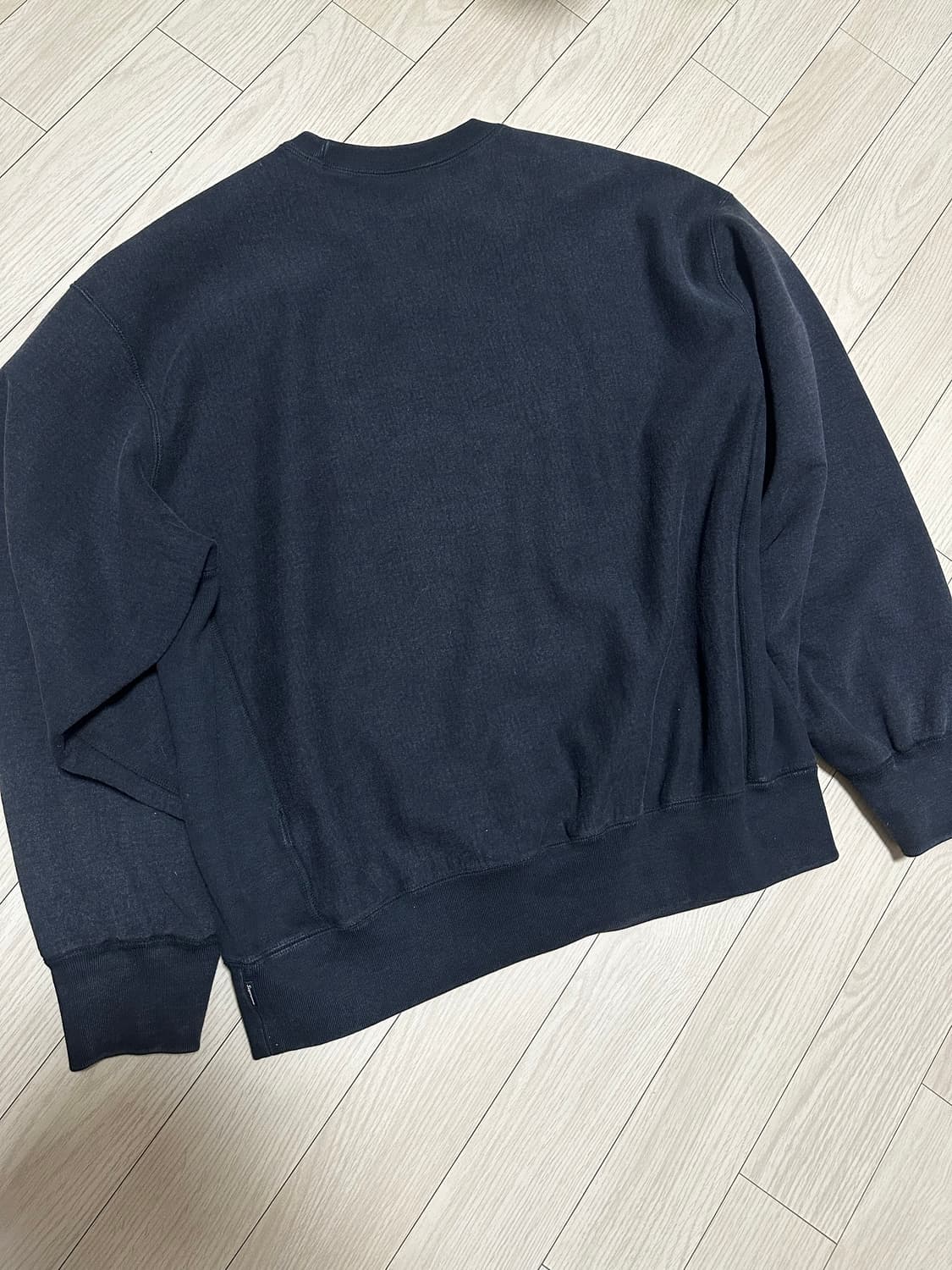 슈프림 워시드 박스 로고 크루넥 블랙 - 25SS 상품이미지7