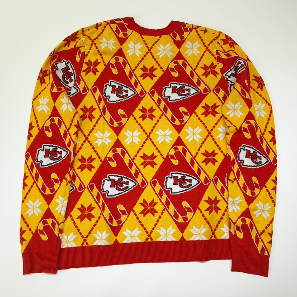 CL316 2XL NFL 아크릴 캔자스시티치프스 아가일 니트 스웨터 상품이미지7