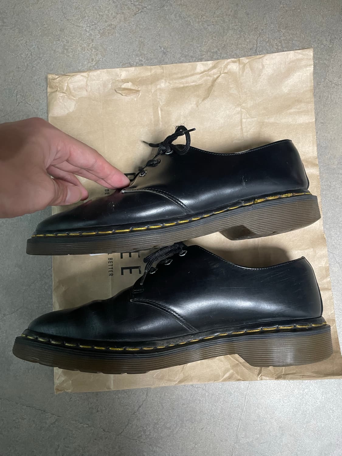 MIE 닥터마틴 3홀 1461 UK7 260 made in england 상품이미지8