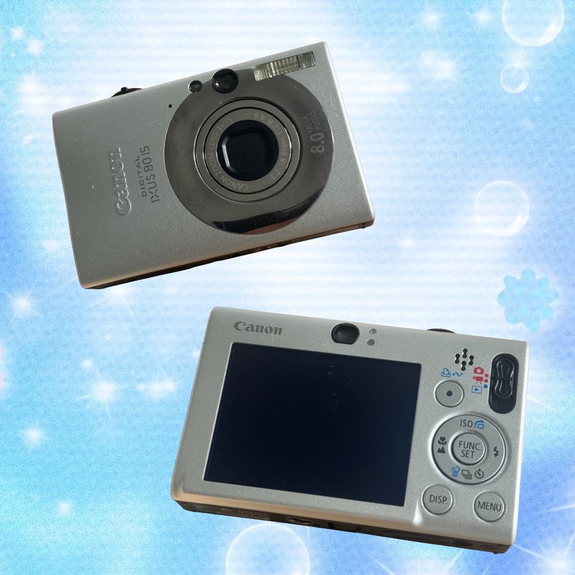 풀박,미품,리사디카🤍) 캐논 익서스 80 실버 / IXUS 80 IS 상품이미지3