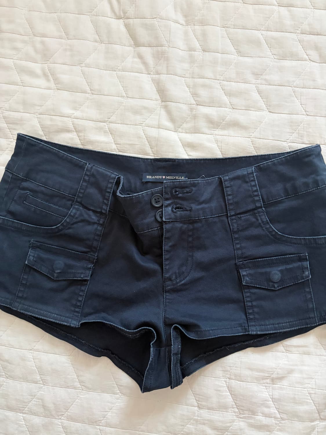 브랜디멜빌 투버튼 숏팬츠 네이비 새제품 상품이미지1