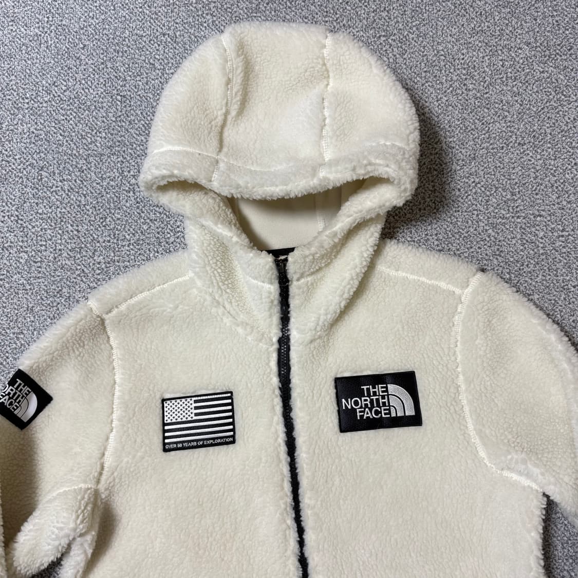 [정가 16만원] 노스페이스 후리스 후드 집업 M 상품이미지4