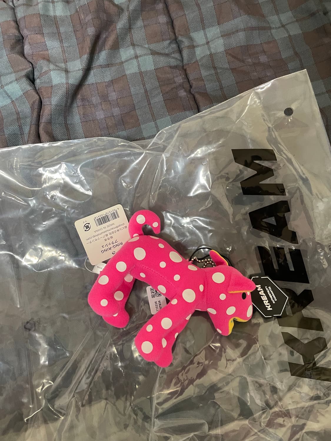 야요이 쿠사마 마스코트 링링 플러시 키링 상품이미지2