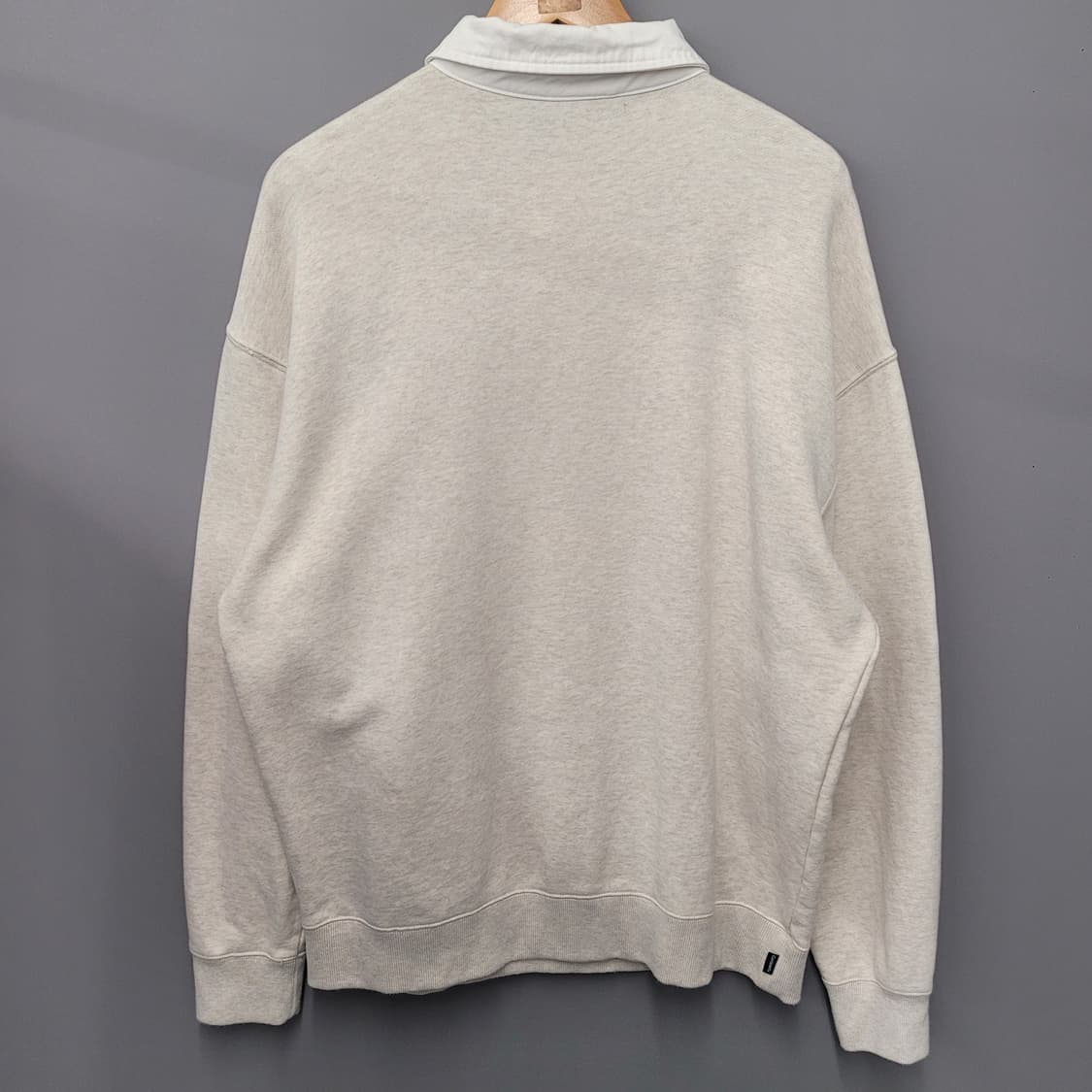 Covernat 커버낫 프레피 럭비티 오트밀 상품이미지2