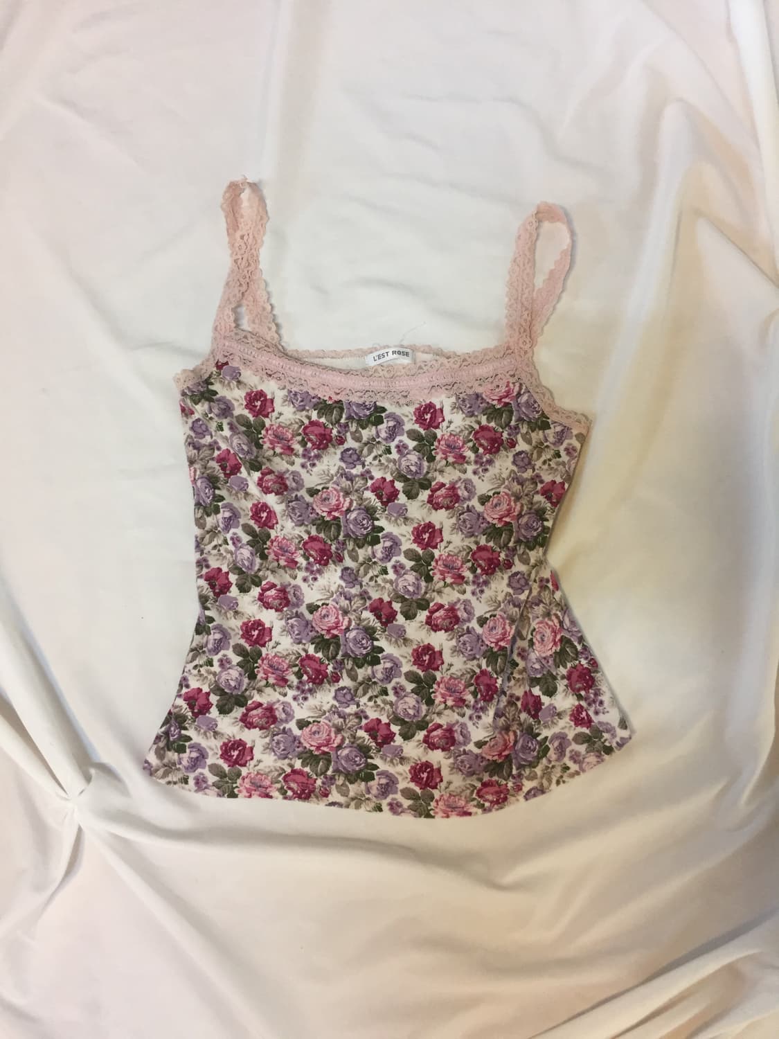 장미 레이스 나시 상품이미지5