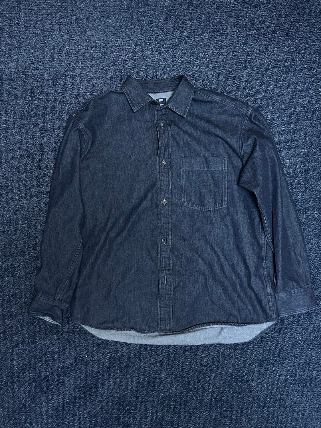 유니클로 데님 셔츠 상품이미지1