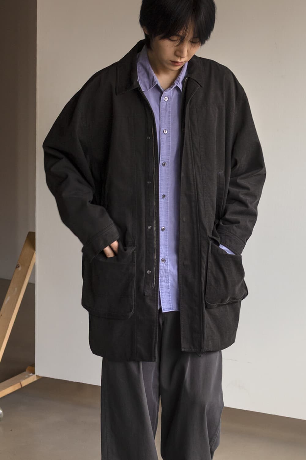 [2] 고낙 글리치 셔츠 라벤더 상품이미지2