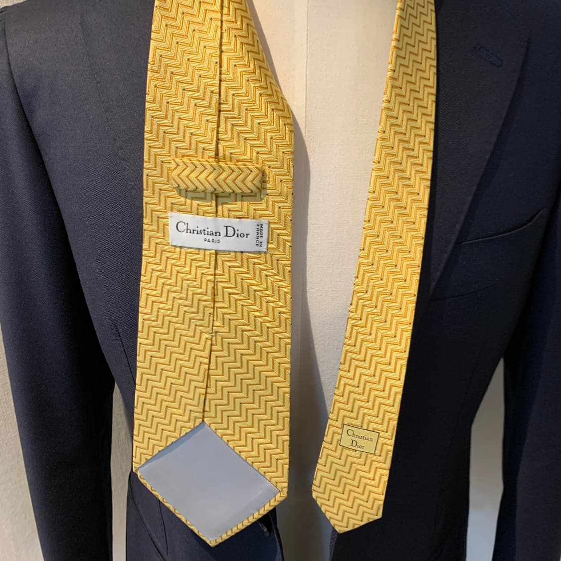 디올(Dior) 프랑스 100실크 명품넥타이 A등급 신형라벨 상품이미지2
