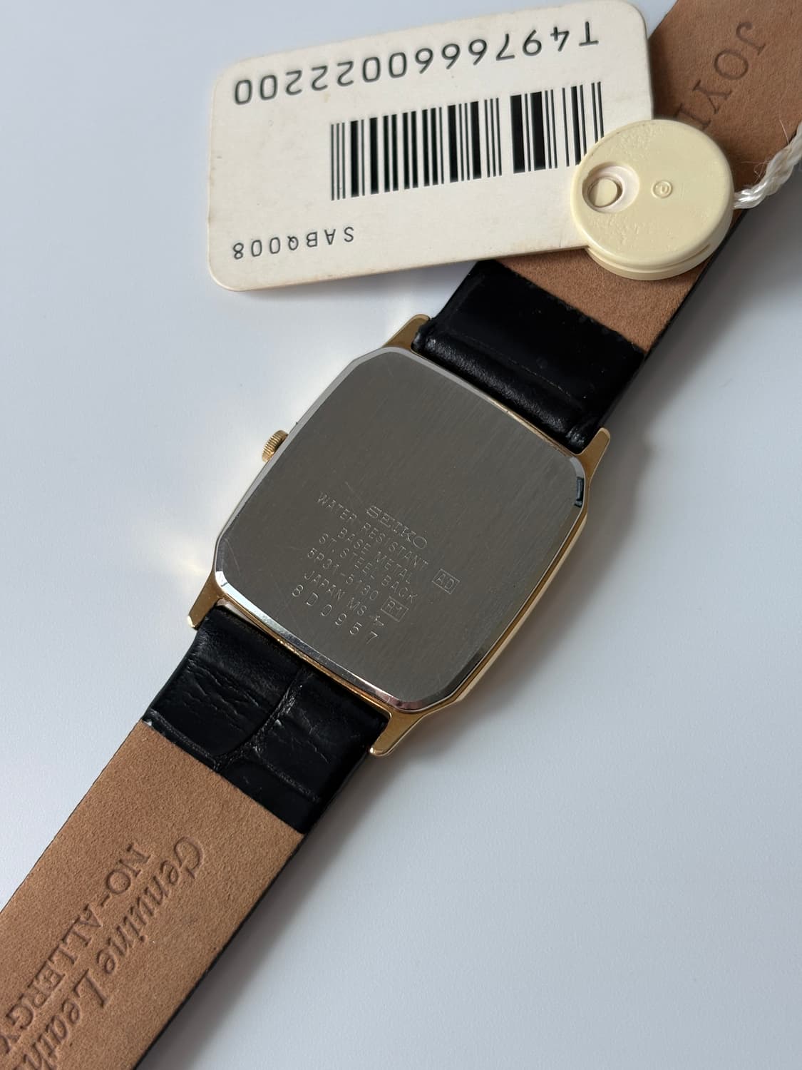 1980s Goldflake Dial Gold Tank Quartz 상품이미지6
