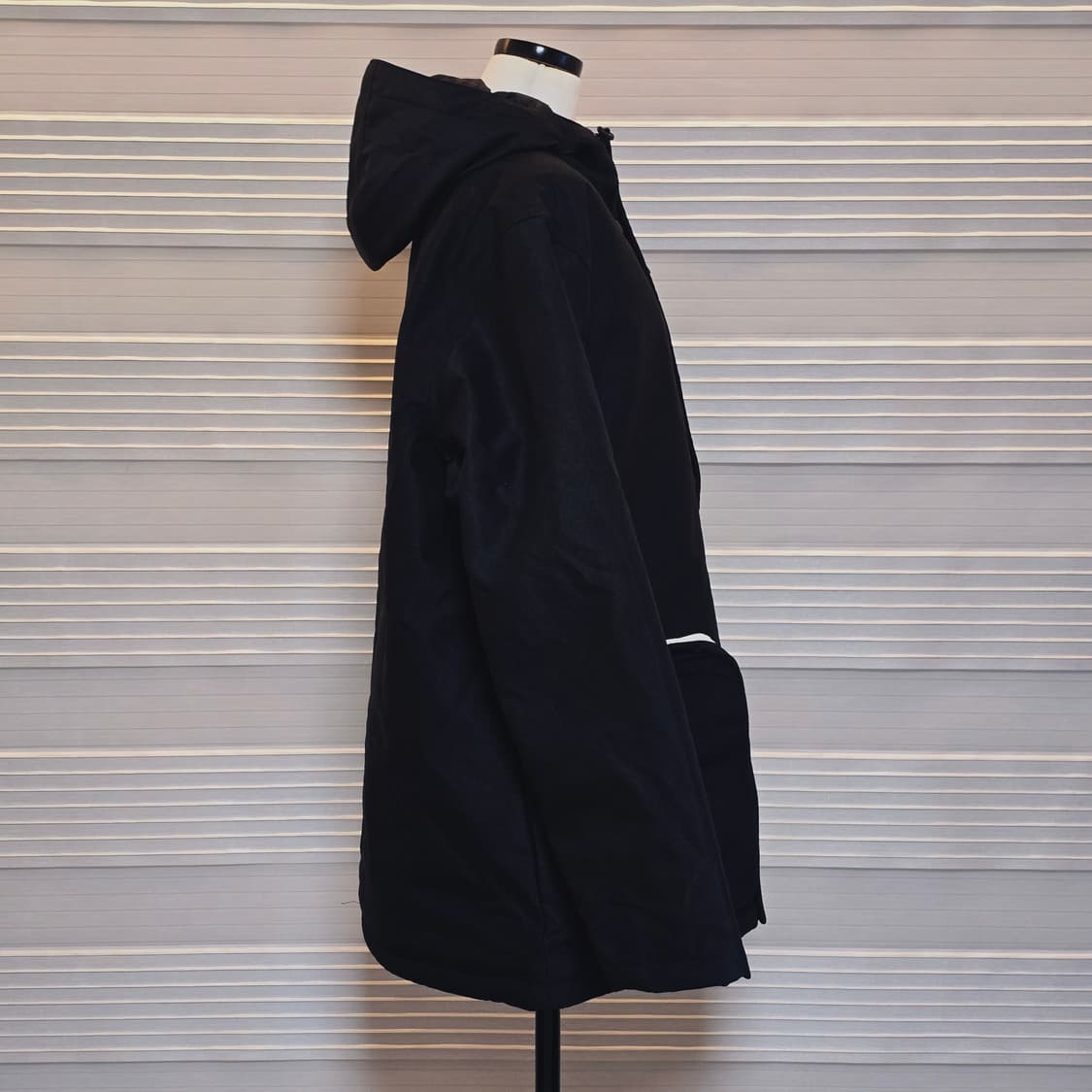 《새상품》반스 검정색 후드 자켓 점퍼 (남녀공용) 상품이미지5