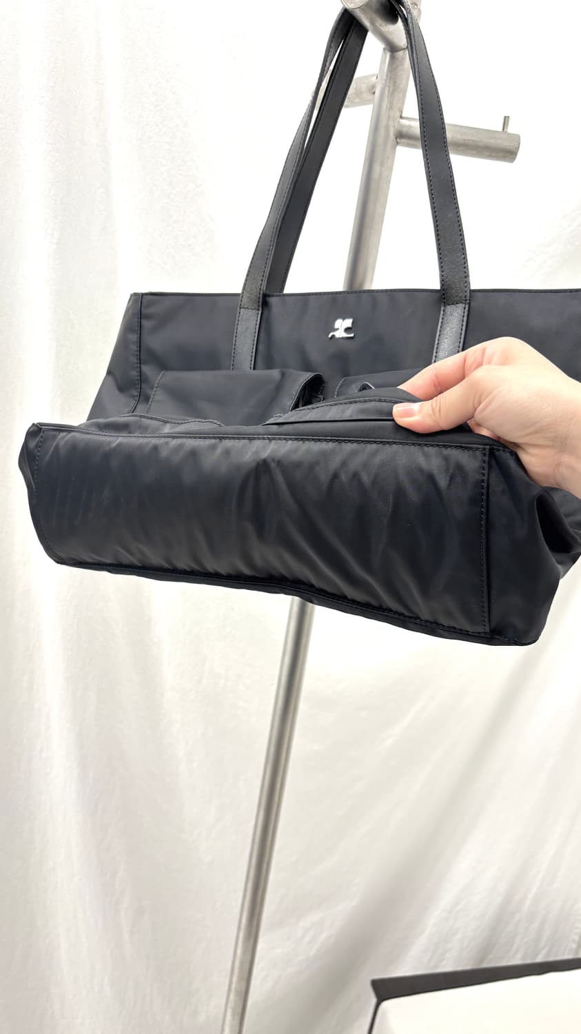 COURREGES double pocket nylon tote bag 상품이미지8