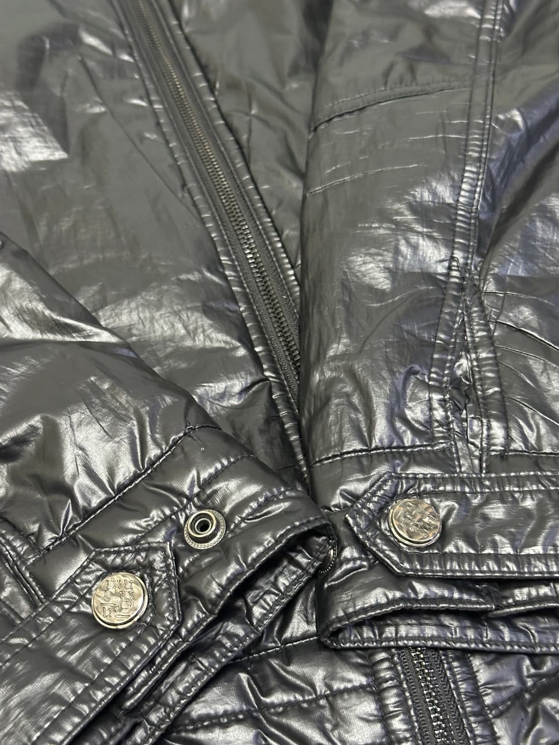 FUBU 퀄팅 FORUSBYTS 블랙 패딩 점퍼 B50 상품이미지6