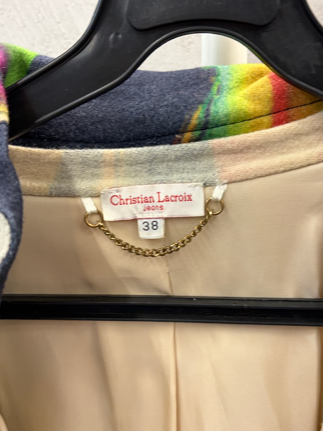 Christian Lacroix 패턴 롱 코트 38 상품이미지3