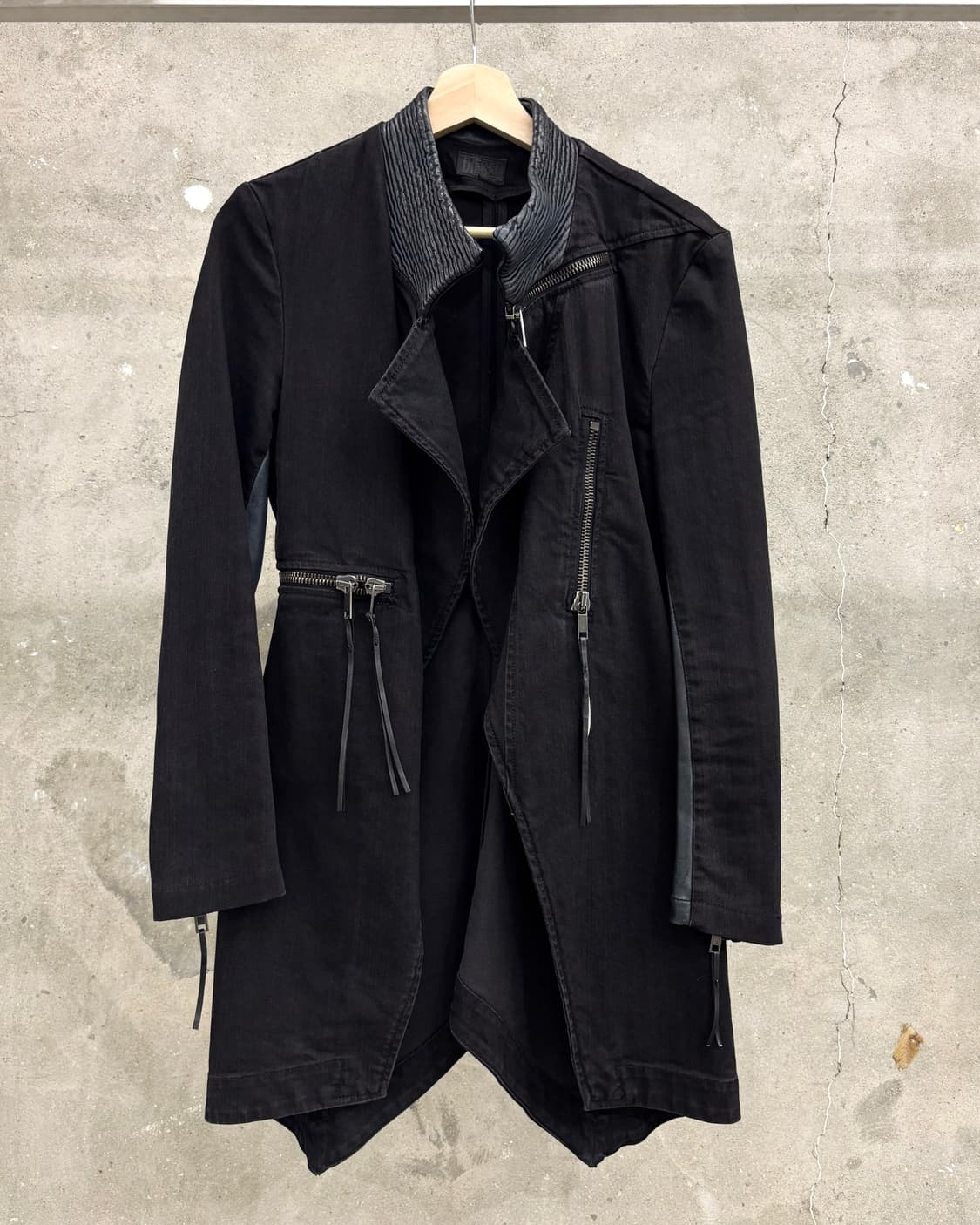 Diesel 디젤 블랙 오픈 자켓 상품이미지4