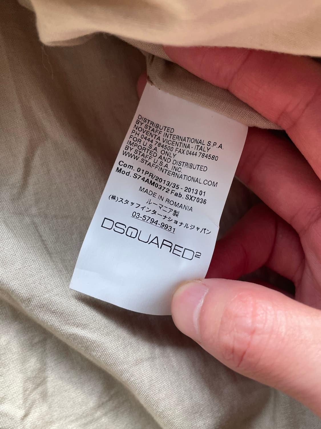 디스퀘어드2 램스킨 라이더자켓 상품이미지6