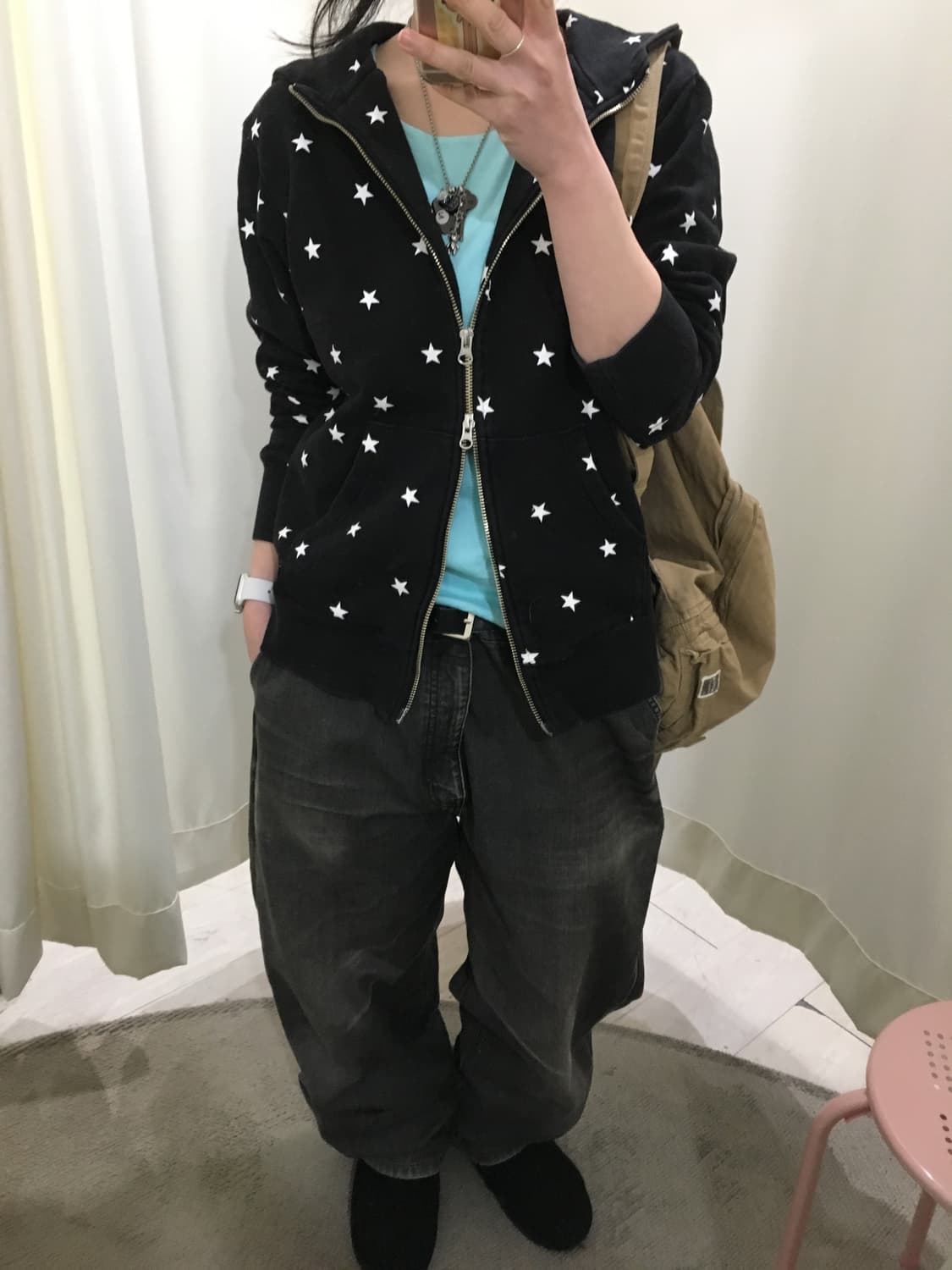 그린클럽 오버핏 자수 팬츠 상품이미지3