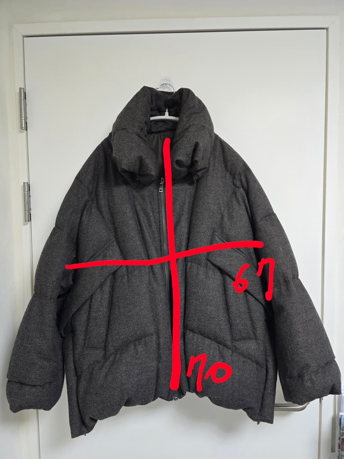 SYSTEM 시스템 옴므 하이넥 구스 다운 패딩 95 상품이미지2