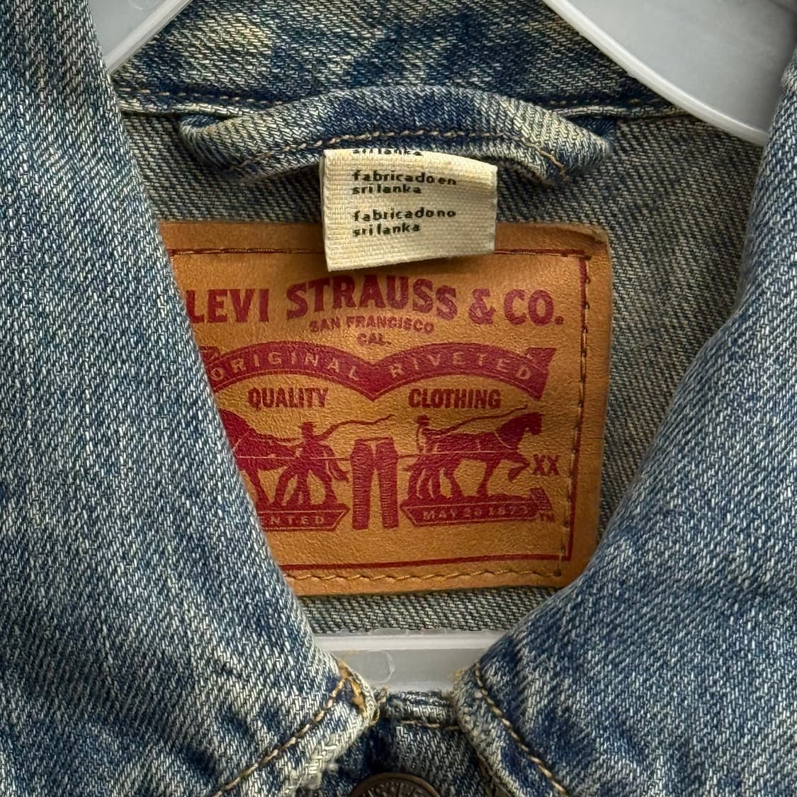 리바이스 여성 데님 청자켓 xx 상품이미지2