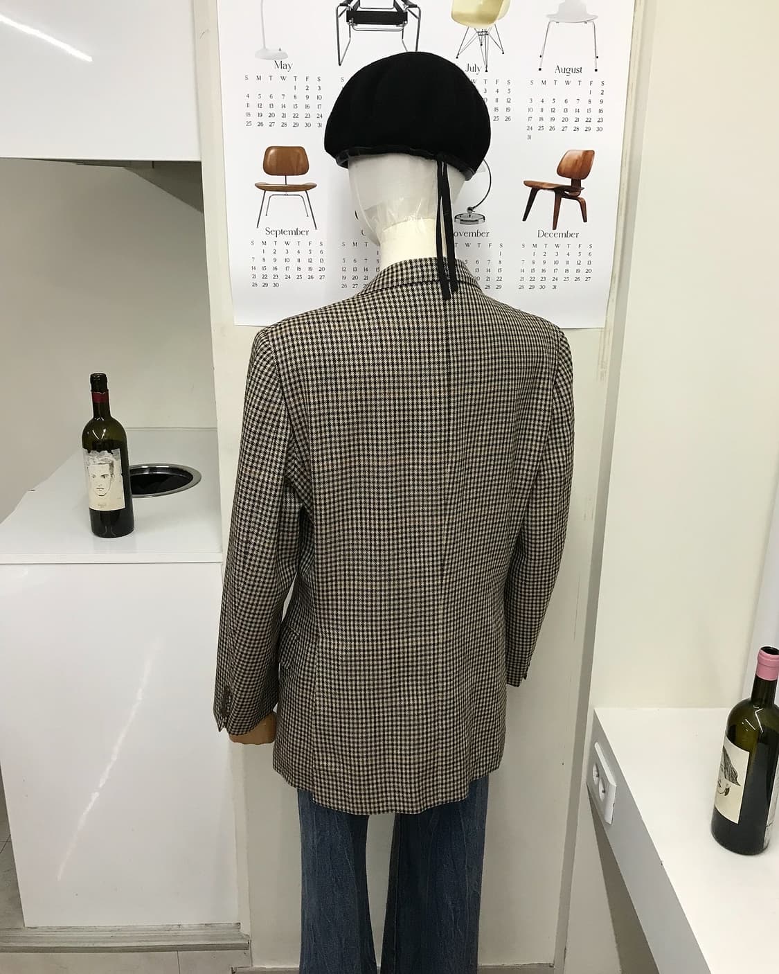 버버리 하운드체크 울 자켓 상품이미지8