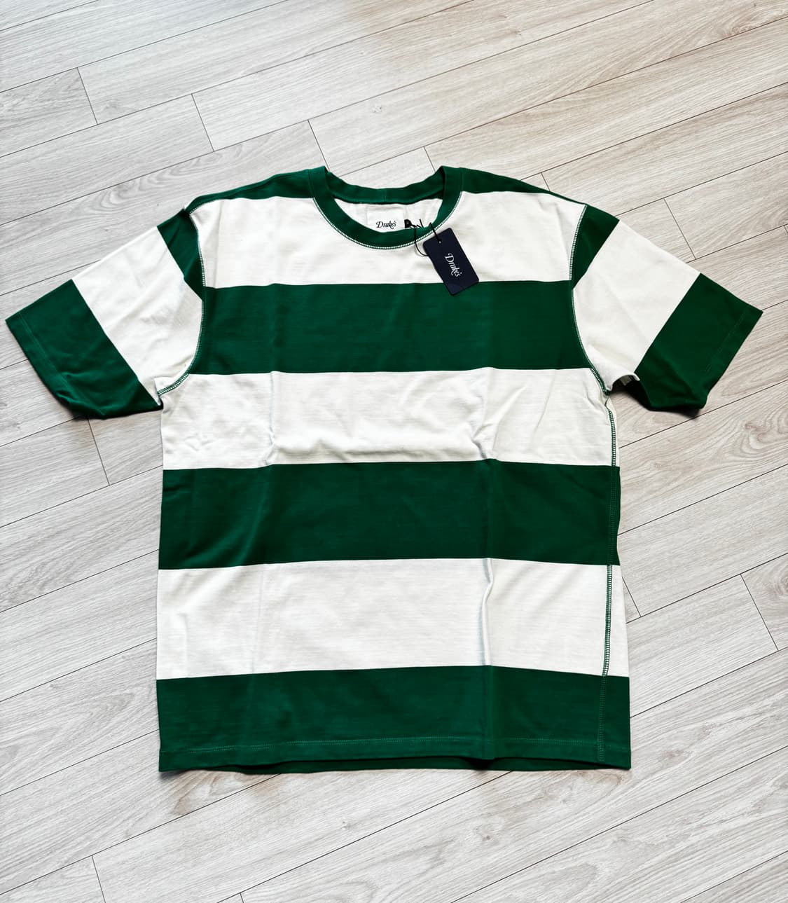 드레익스 와이드 스트라이프 헤비 하이킹 티 XL (새싱품) 상품이미지1