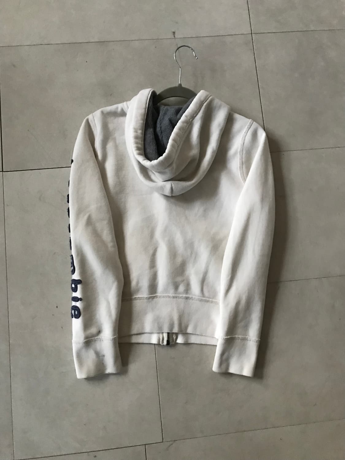 아베크롬비 아이보리 스티치 후드집업 상품이미지10