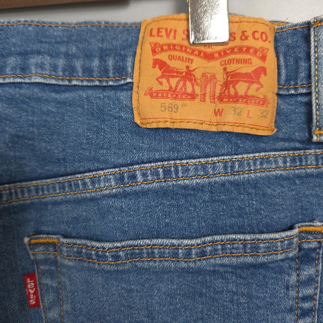리바이스 Levis 569 루즈 스트레이트 데님 팬츠 W32 L32 상품이미지4