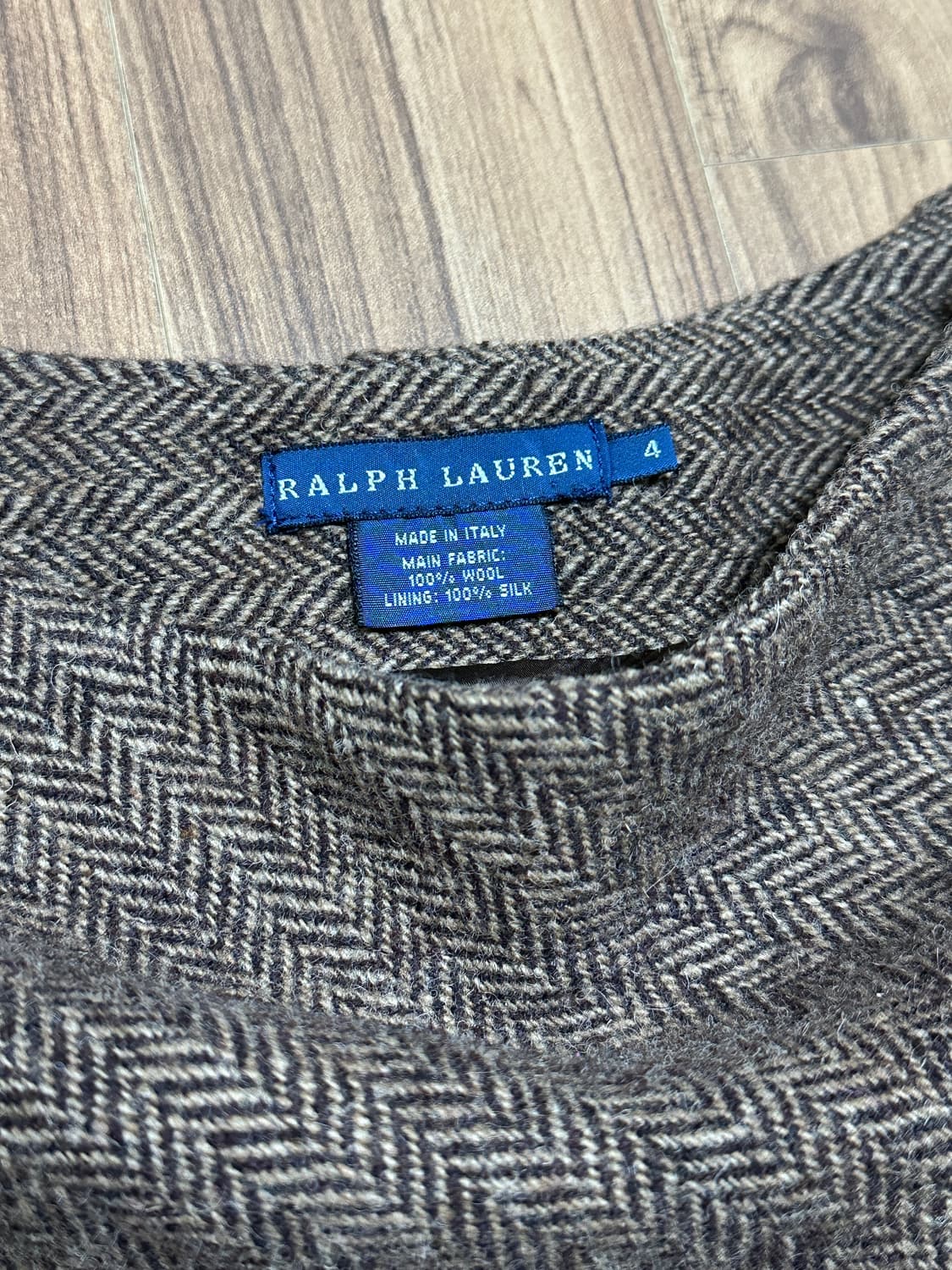 (Made in Italy)랄프로렌 헤링본 스커트(26in) 상품이미지4