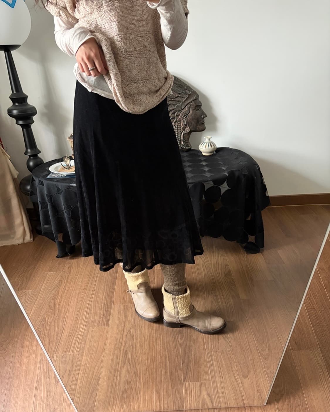 circle patterned skirt 상품이미지7