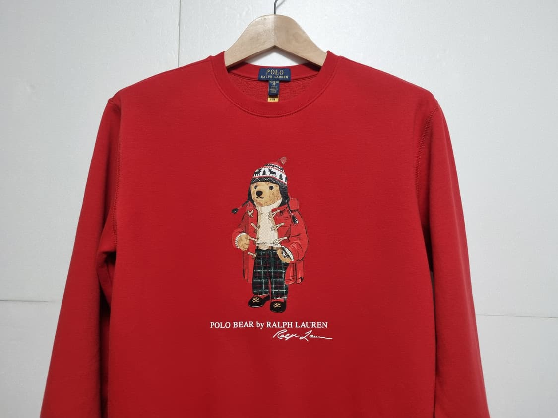 폴로 베어 2024 POLO 랄프로렌 QR 기모 맨투맨 긴팔티 상품이미지2