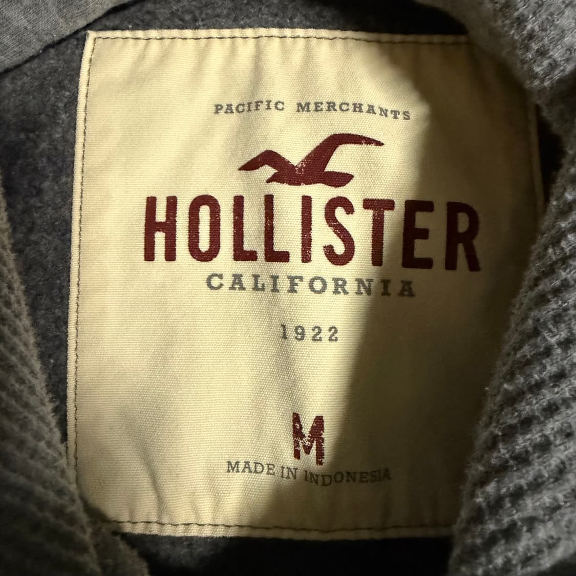 홀리스터 그레이 후드티 m 상품이미지3