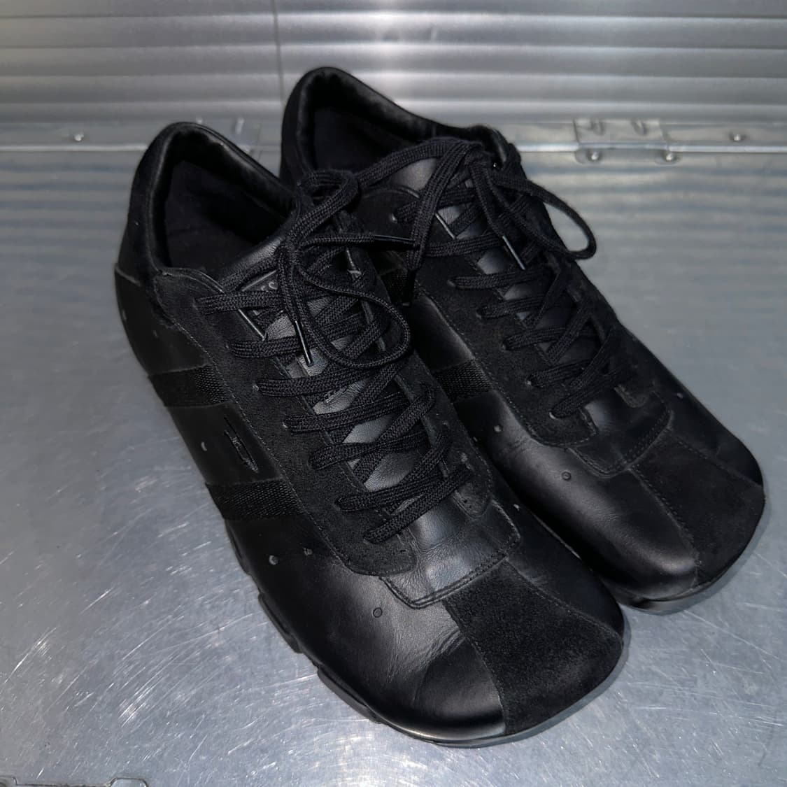 2002 디젤 스퀘어토 가죽 스니커즈 상품이미지3