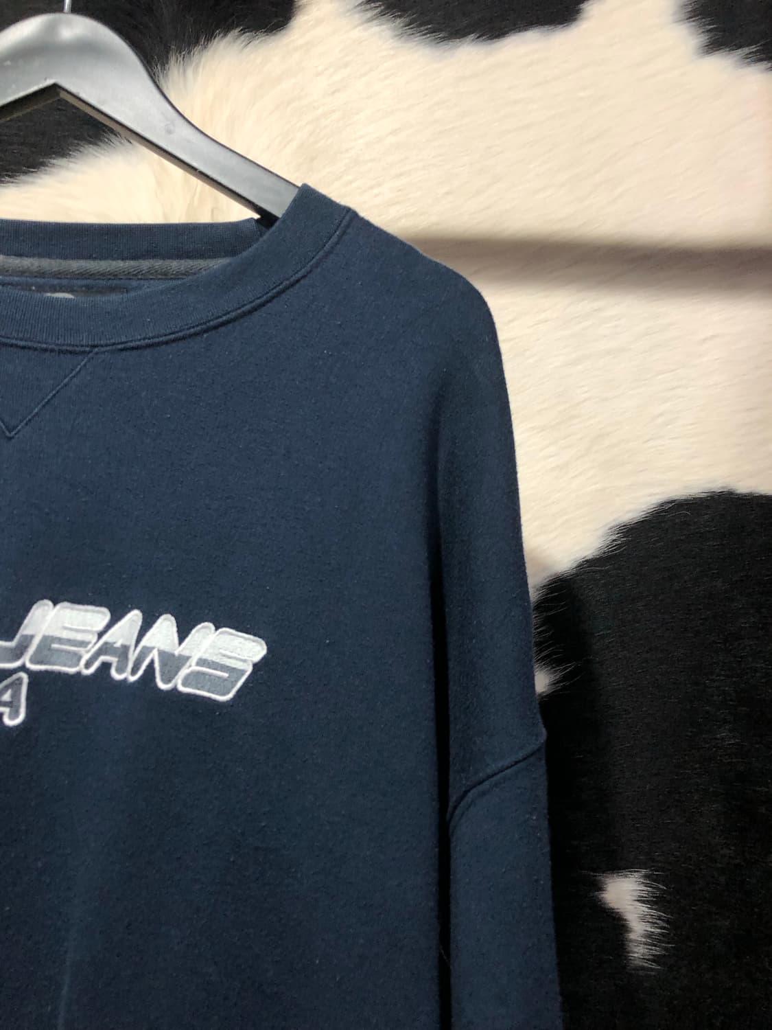 Guess 배색 프린팅 포인트 맨투맨 상품이미지5