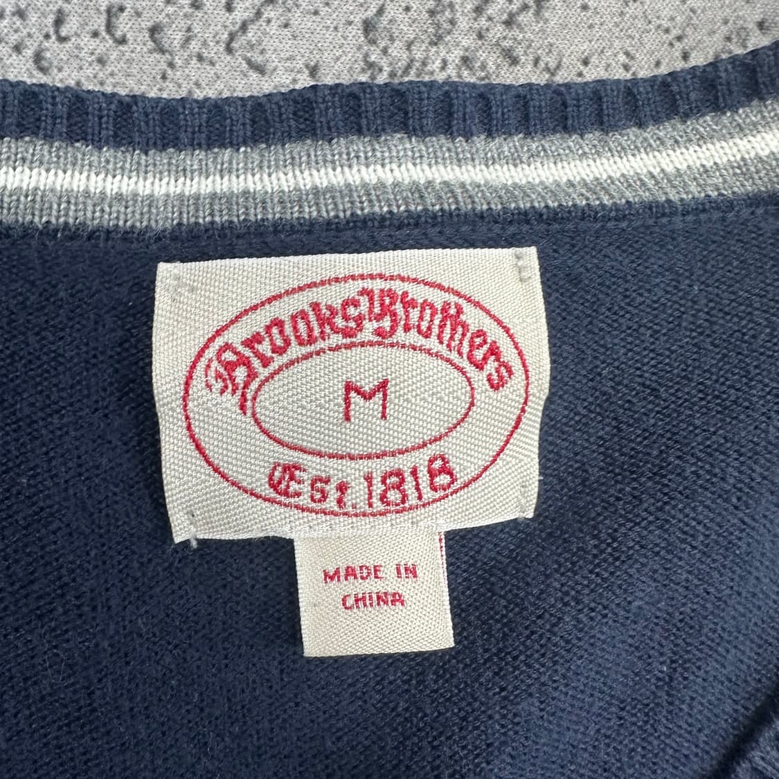 ✨ (바배) 브룩스 브라더스 브이넥 니트 맨투맨  상품이미지3