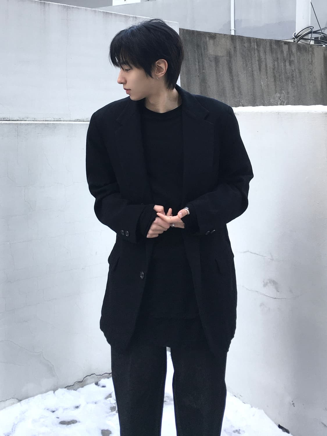 Yohji Yamamoto Ovesize Wool Blazer 상품이미지10