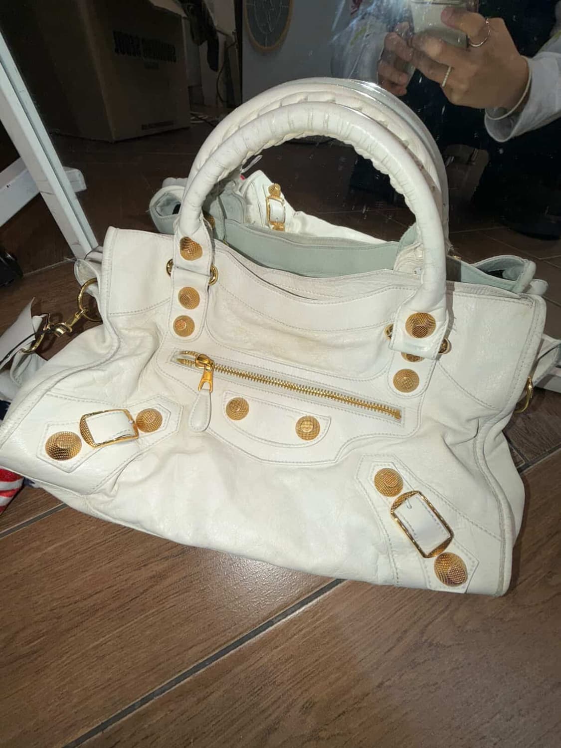 발렌시아가 자이언트 시티백 모터백 상품이미지1