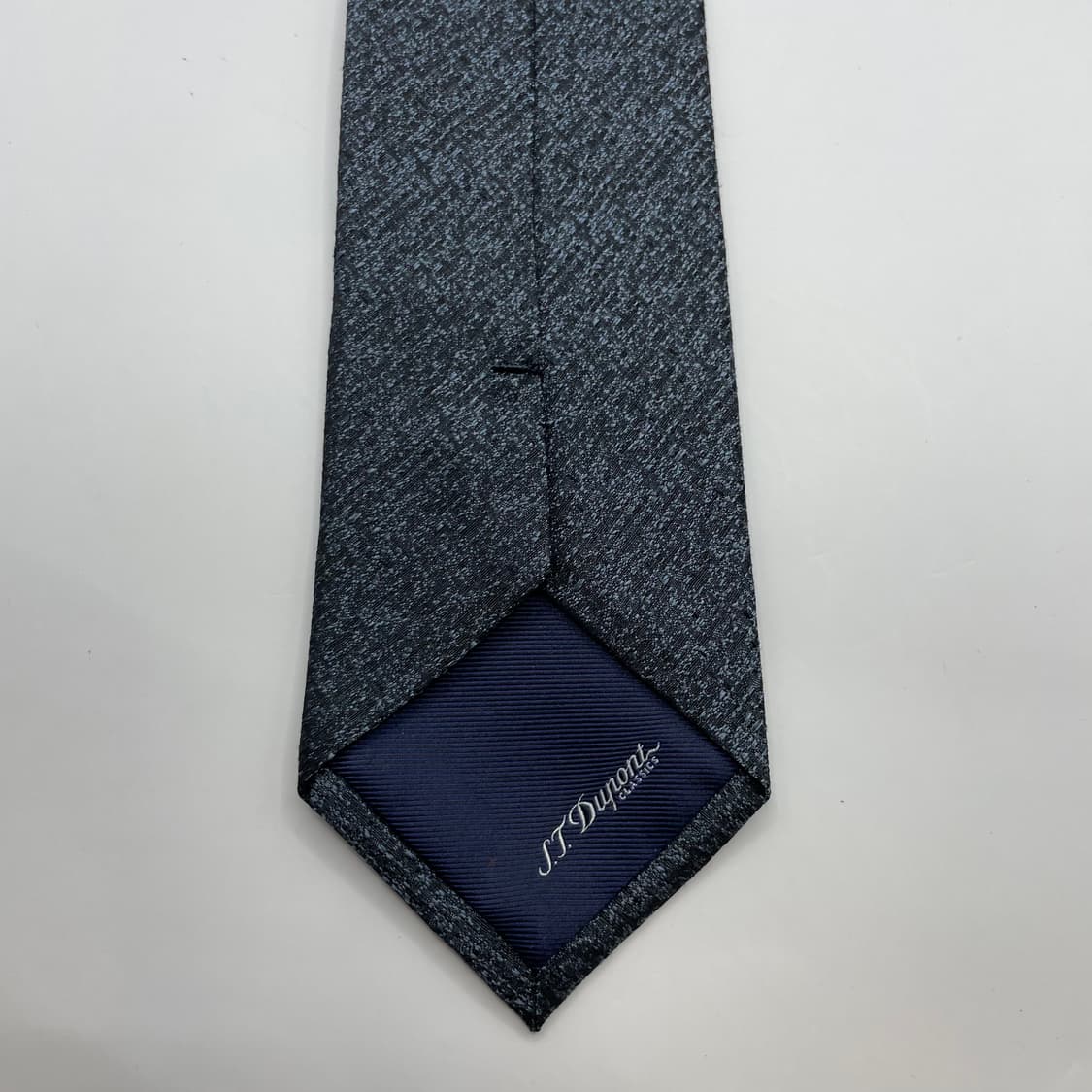 736) (S.T DUPONT) 듀퐁 패턴 넥타이 미사용 상품이미지4