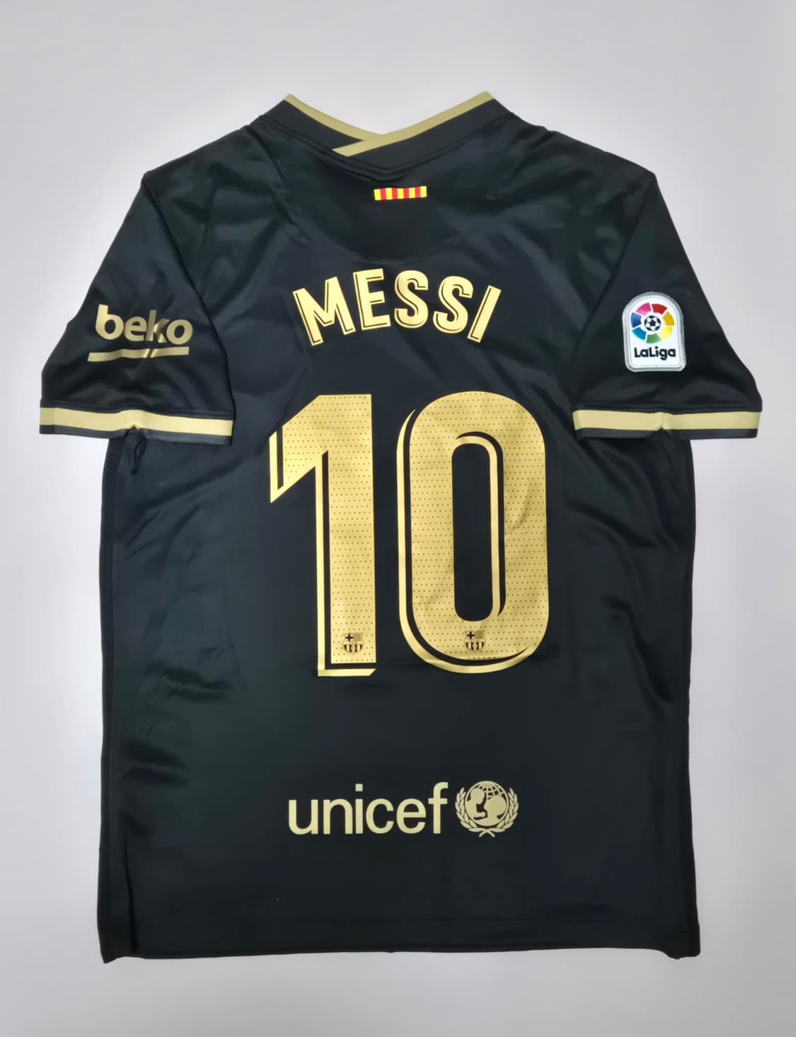 20-21 바르샤 어웨이 메시 반팔 유니폼 M사이즈 레플리카 상품이미지1