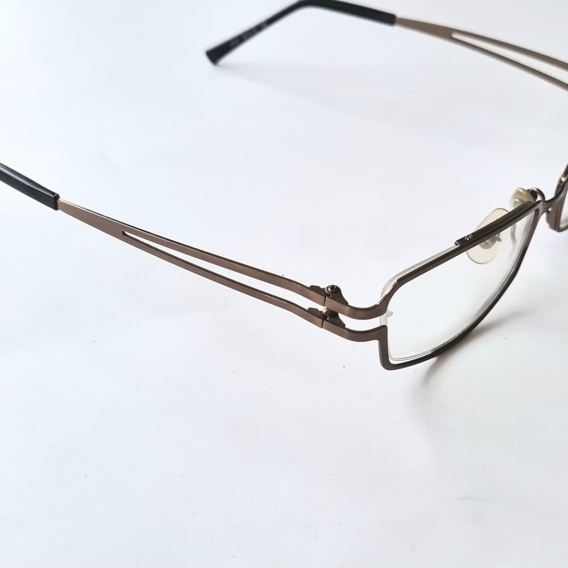 데드스탁 긱시크 유니크 더블 라인 메탈 안경테 1512 상품이미지7