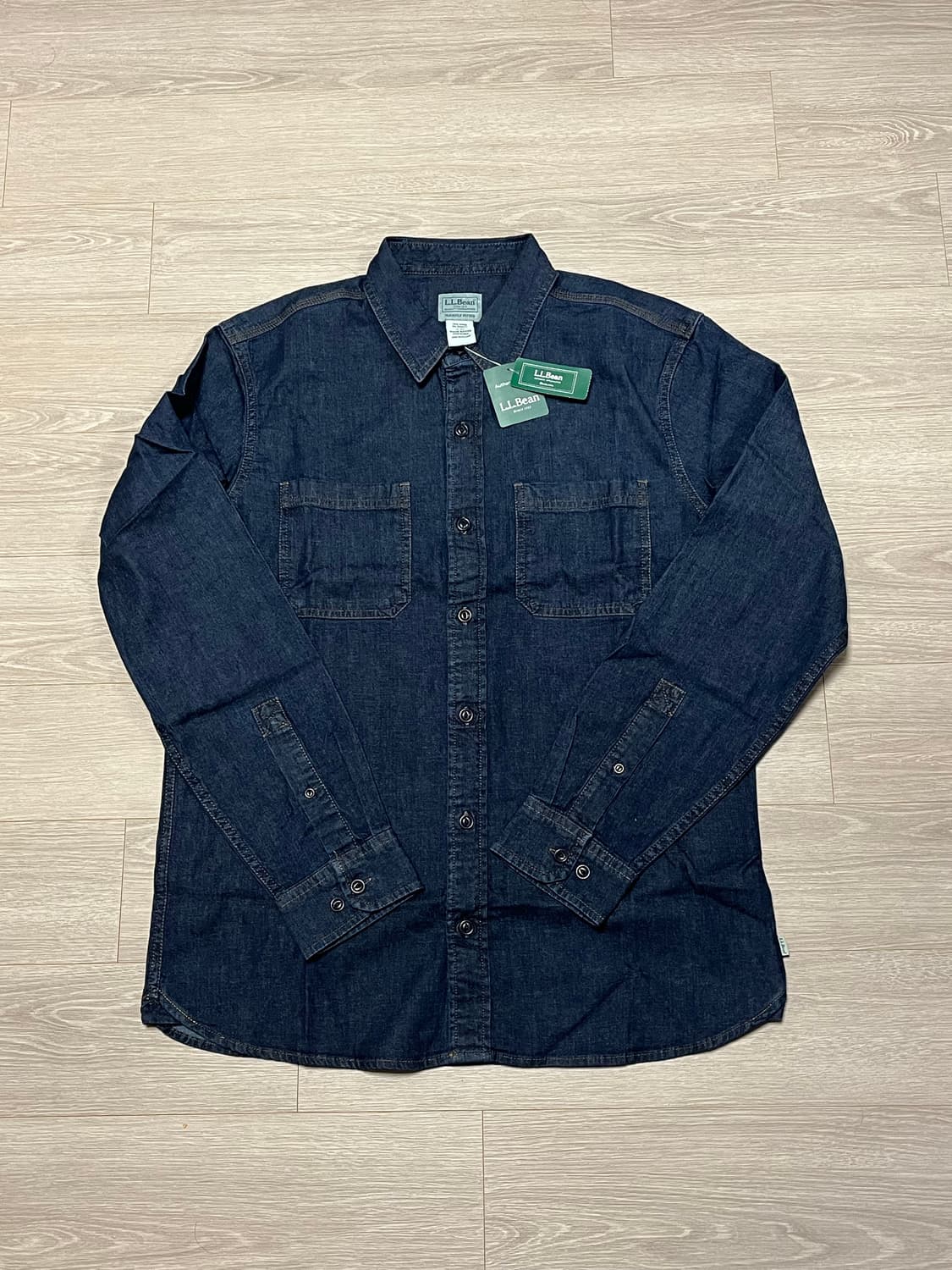 (새상품) L.L.Bean 엘엘빈 데님 셔츠 상품이미지1