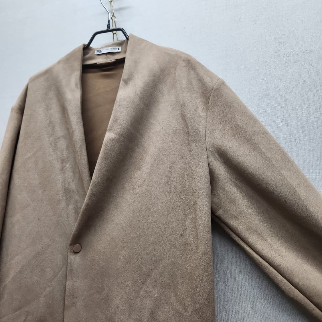 자라 ZARA 스웨이드 자켓 가디건 XL 상품이미지2