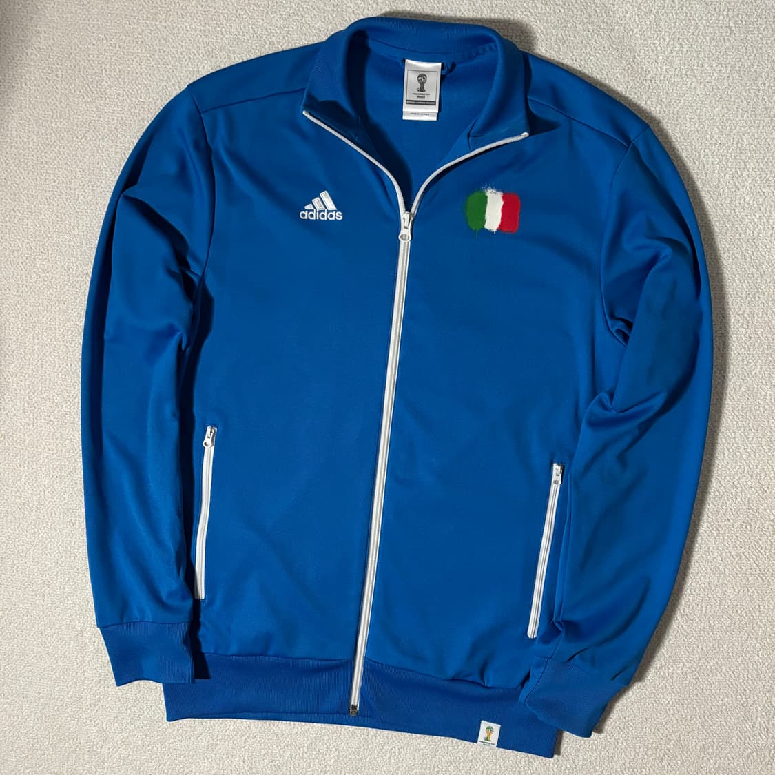 아디다스 이탈리아 블루 트랙탑 져지 상품이미지1