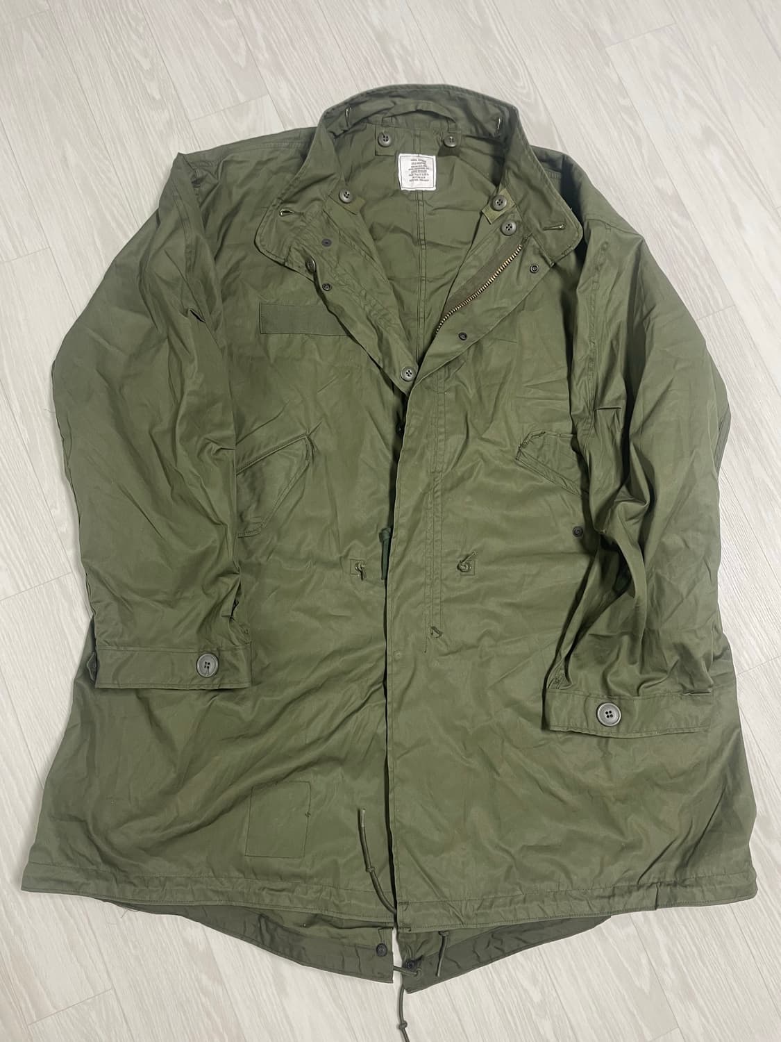 미사용 m65 피쉬테일 오리지널 라지 새상품 상품이미지4