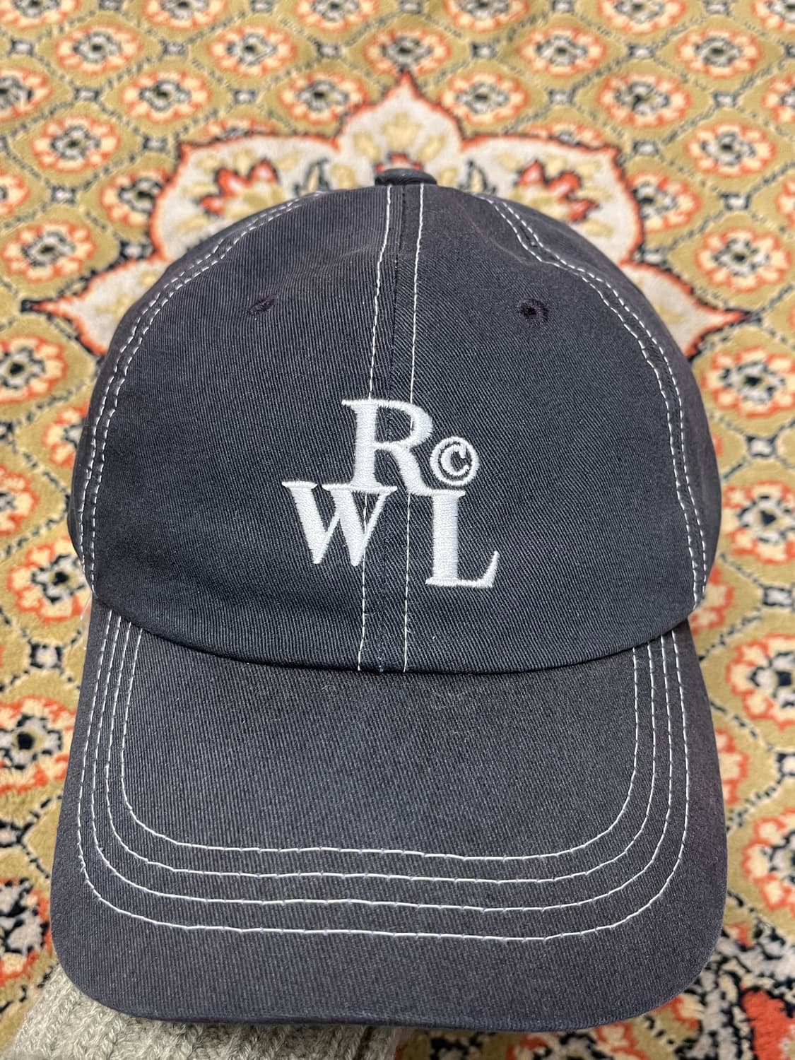 리끌로우 RECLOW 자수 볼캡 블랙 상품이미지2