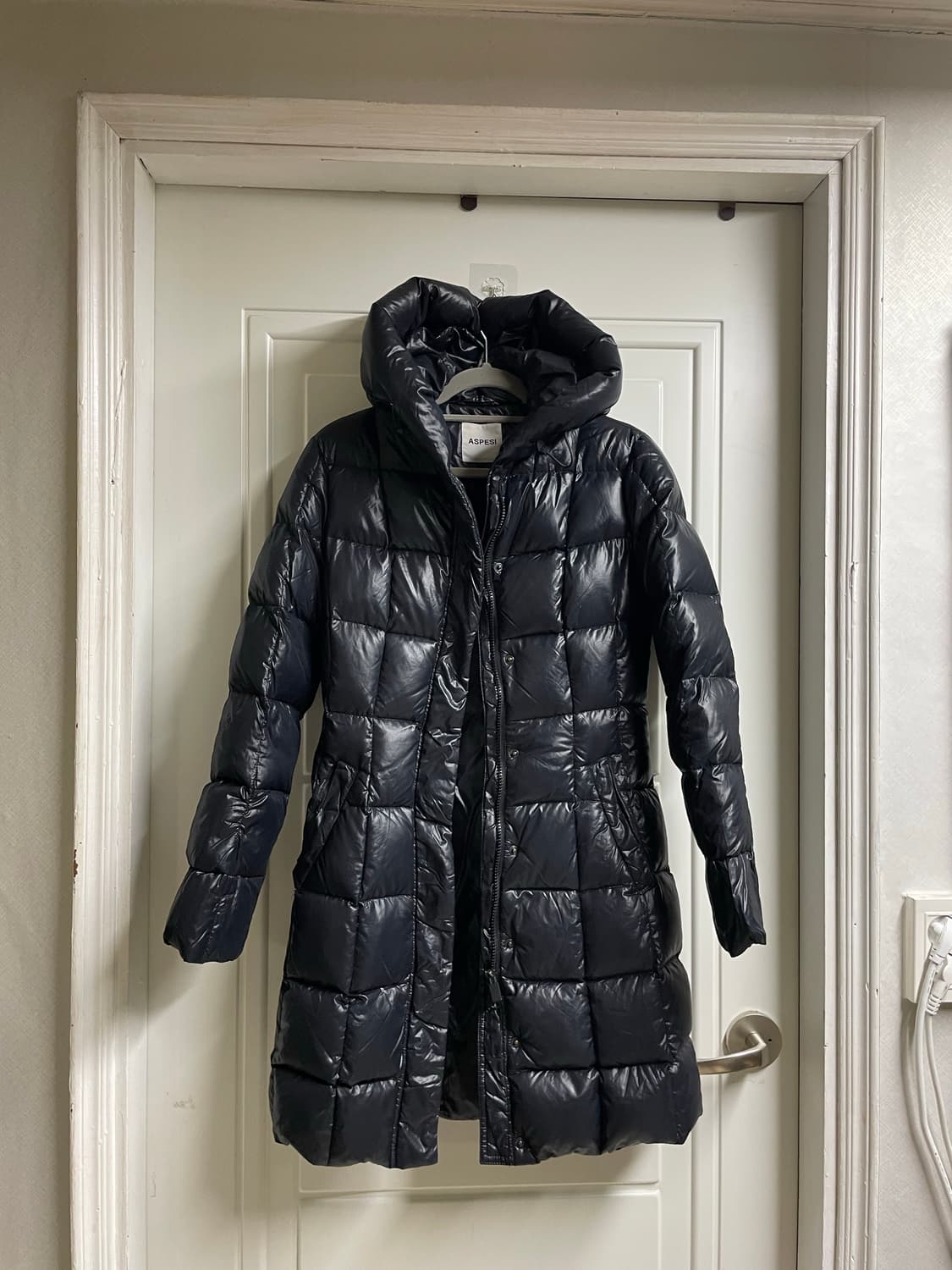 아스페시 ASPESI 유광 구스다운 롱패딩 상품이미지2