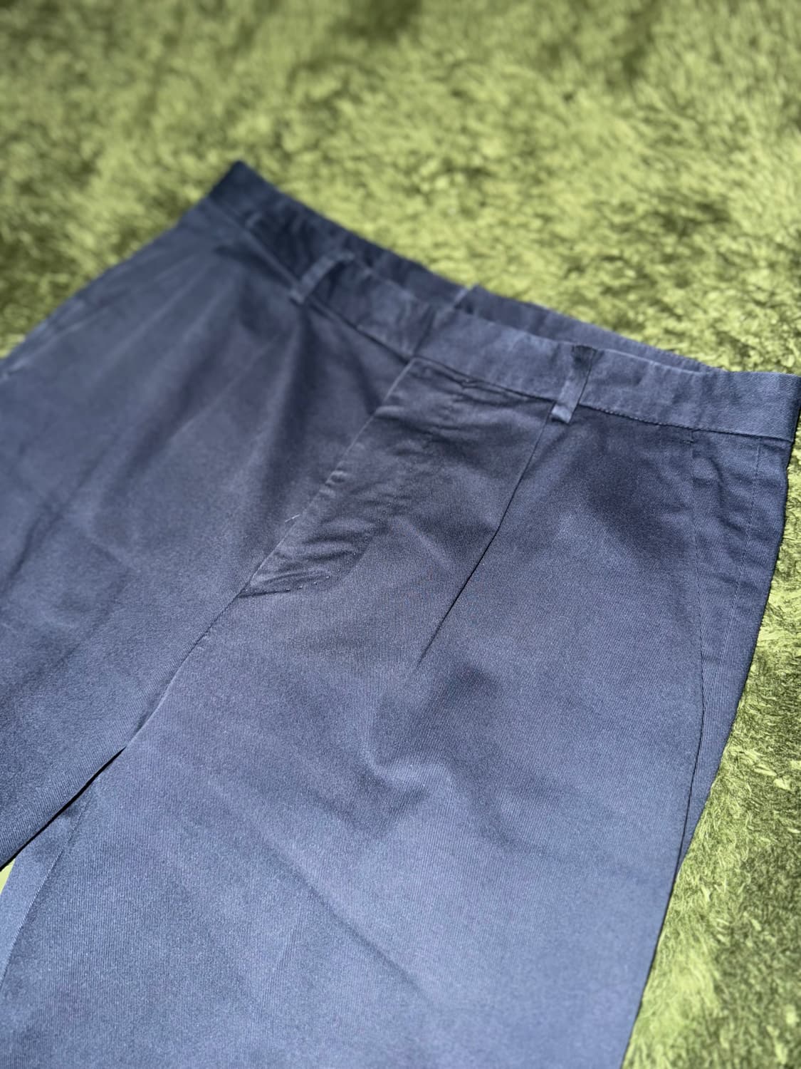 Hugo boss 휴고보스 재팬 빈티지 워싱 코튼 트라우저 네이비 상품이미지2