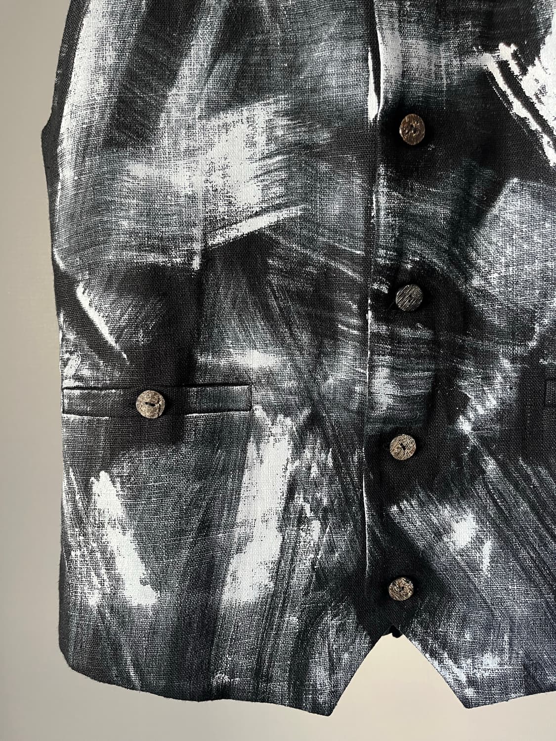 Atelier Aura Hand Painted Linen Vest  상품이미지8