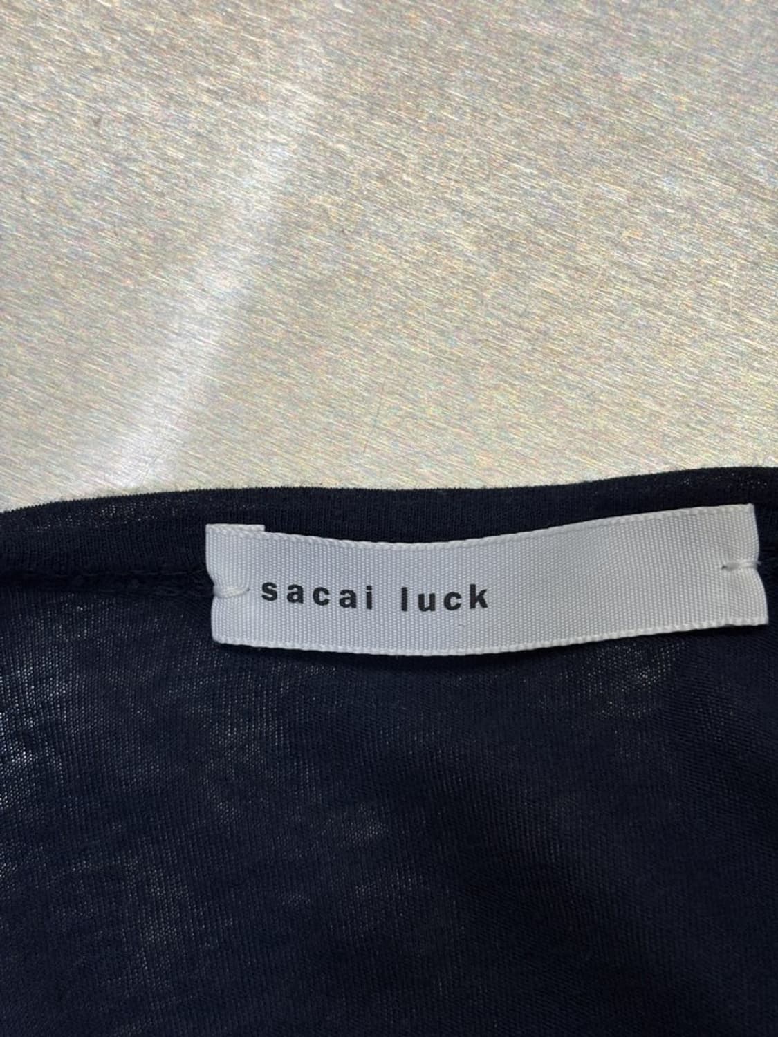 sacai luck Layered Silk-Trim Cardigan  상품이미지8