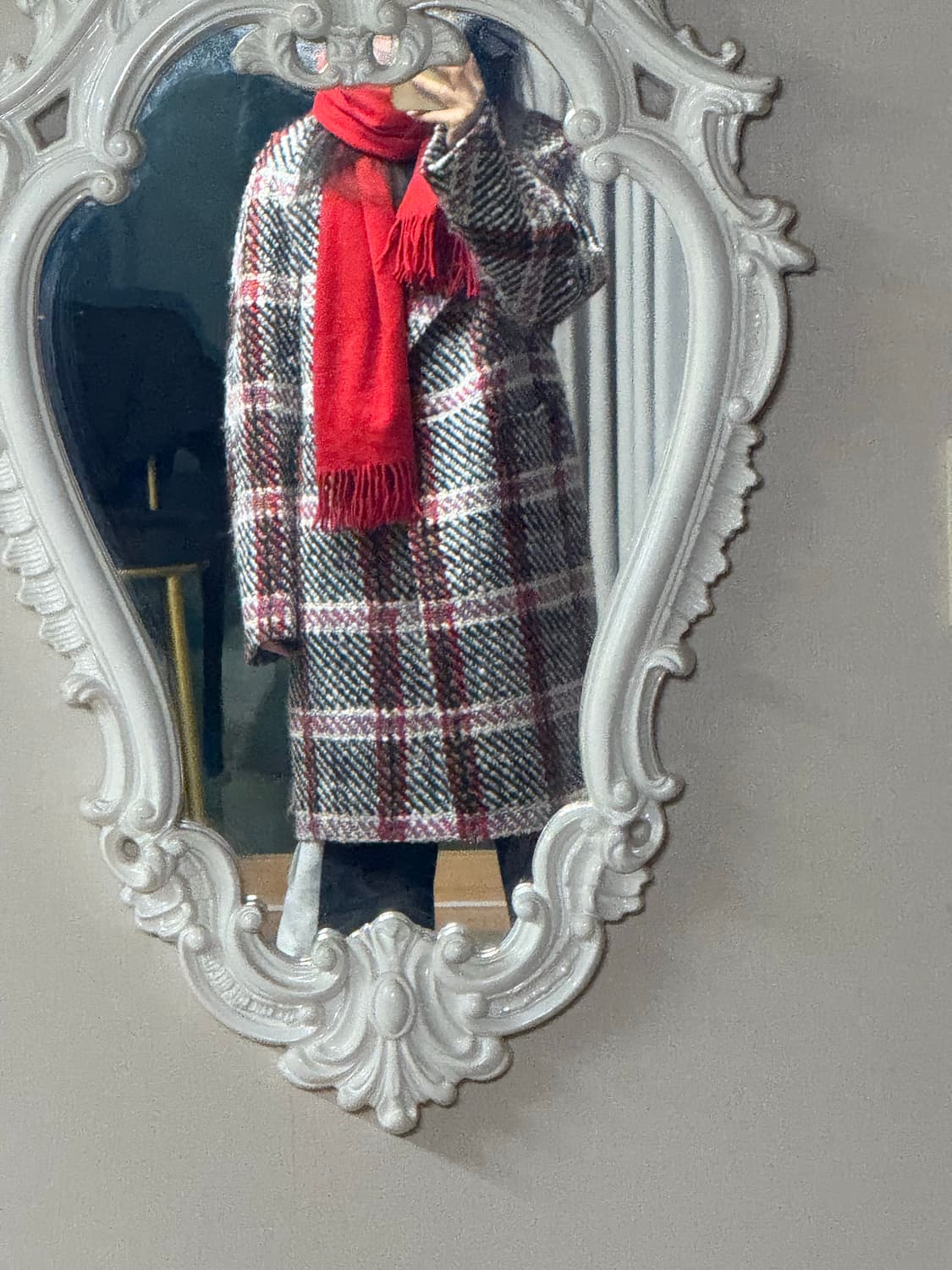 까르뱅 트위드  오버핏 코트   40 사이즈 상품이미지4